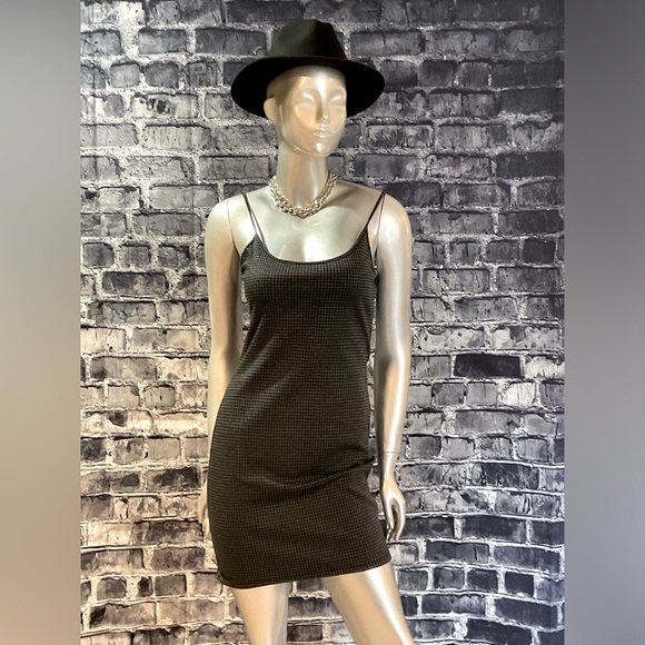 90s Goth Clueless Bodycon Check Mini Dress - Picture 13 of 13